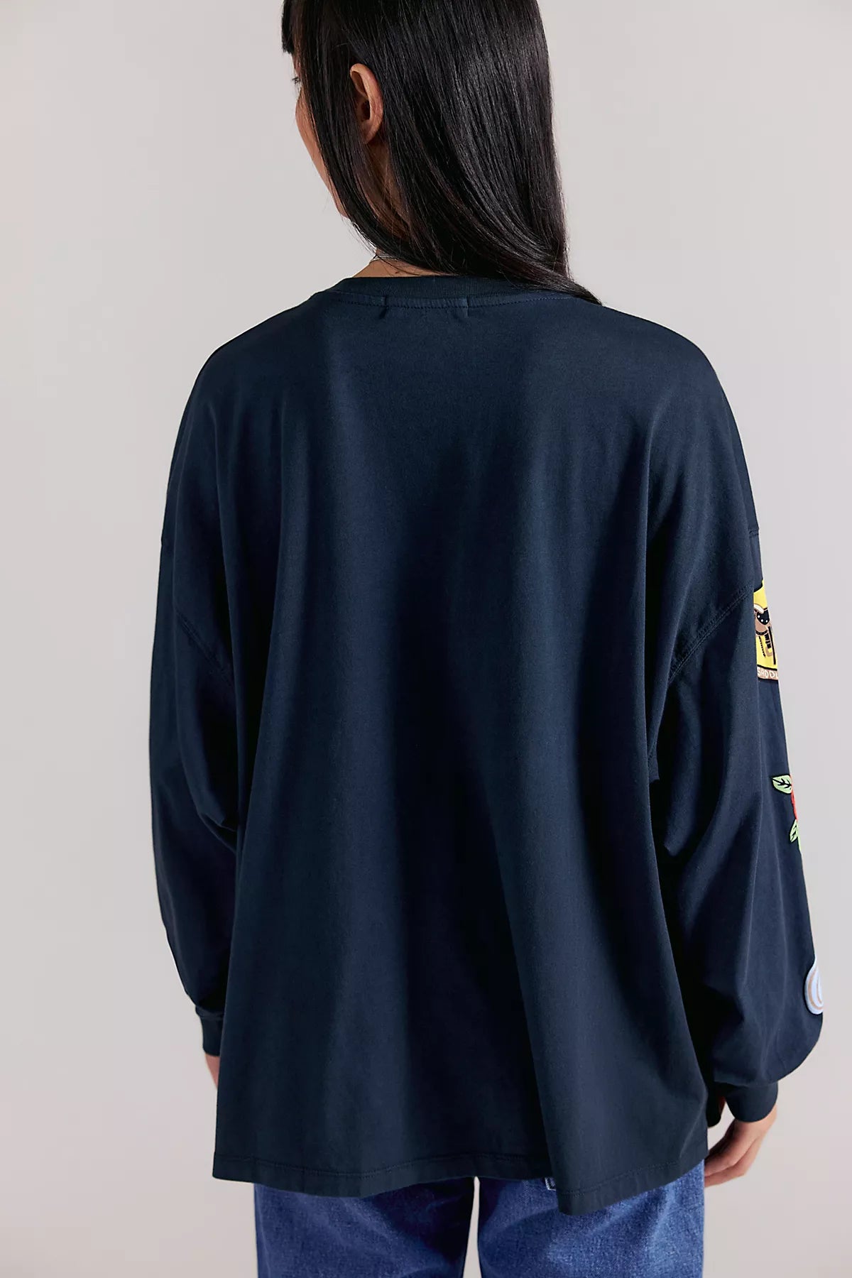 Daydreamer Western Patches Long Sleeve Tee