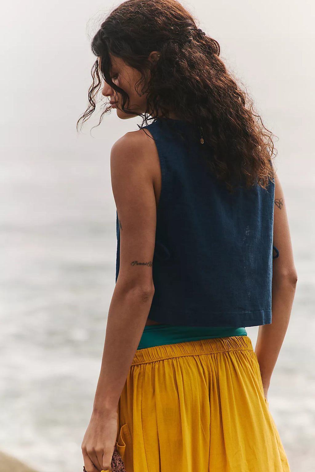 Nora Cotton-Linen Top