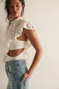 Nightcap Fleur Lace Apron Bodysuit