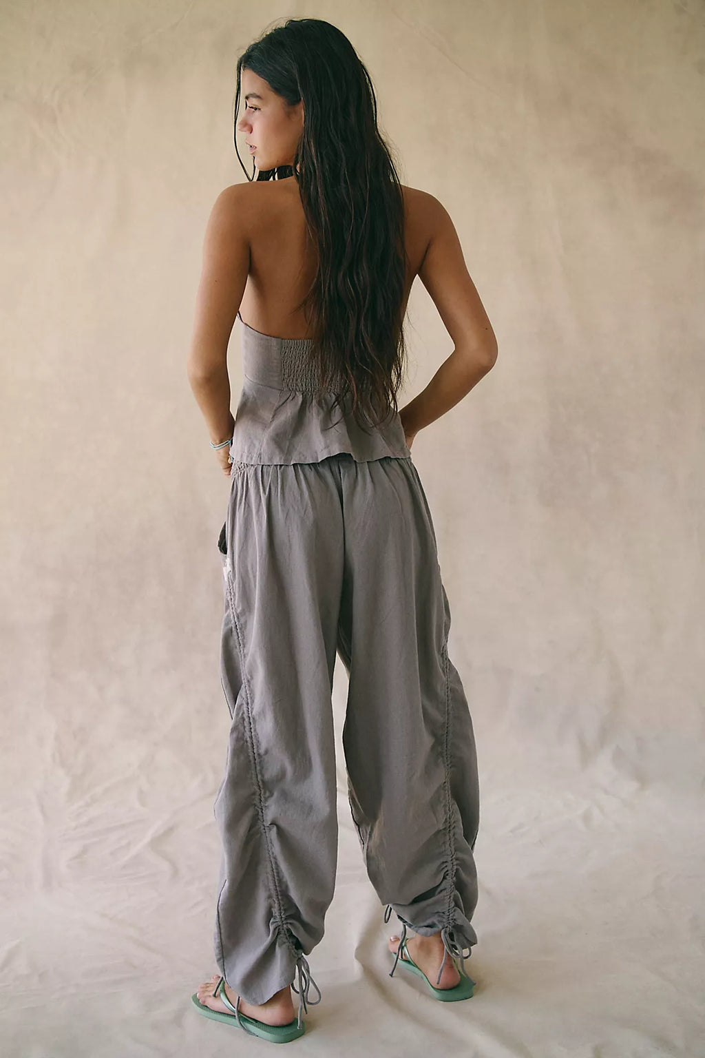 Lunasol Cotton-Linen Pant Set