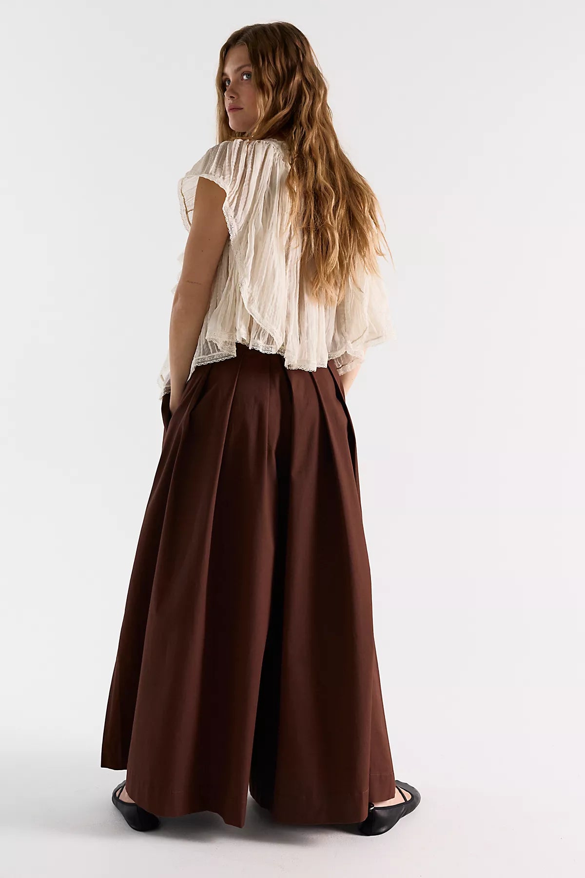 Lasting Impression Wide-Leg Trousers