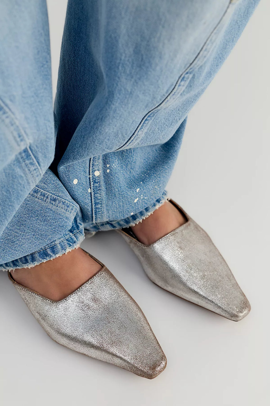 Champagne Problems Slip-On Mules
