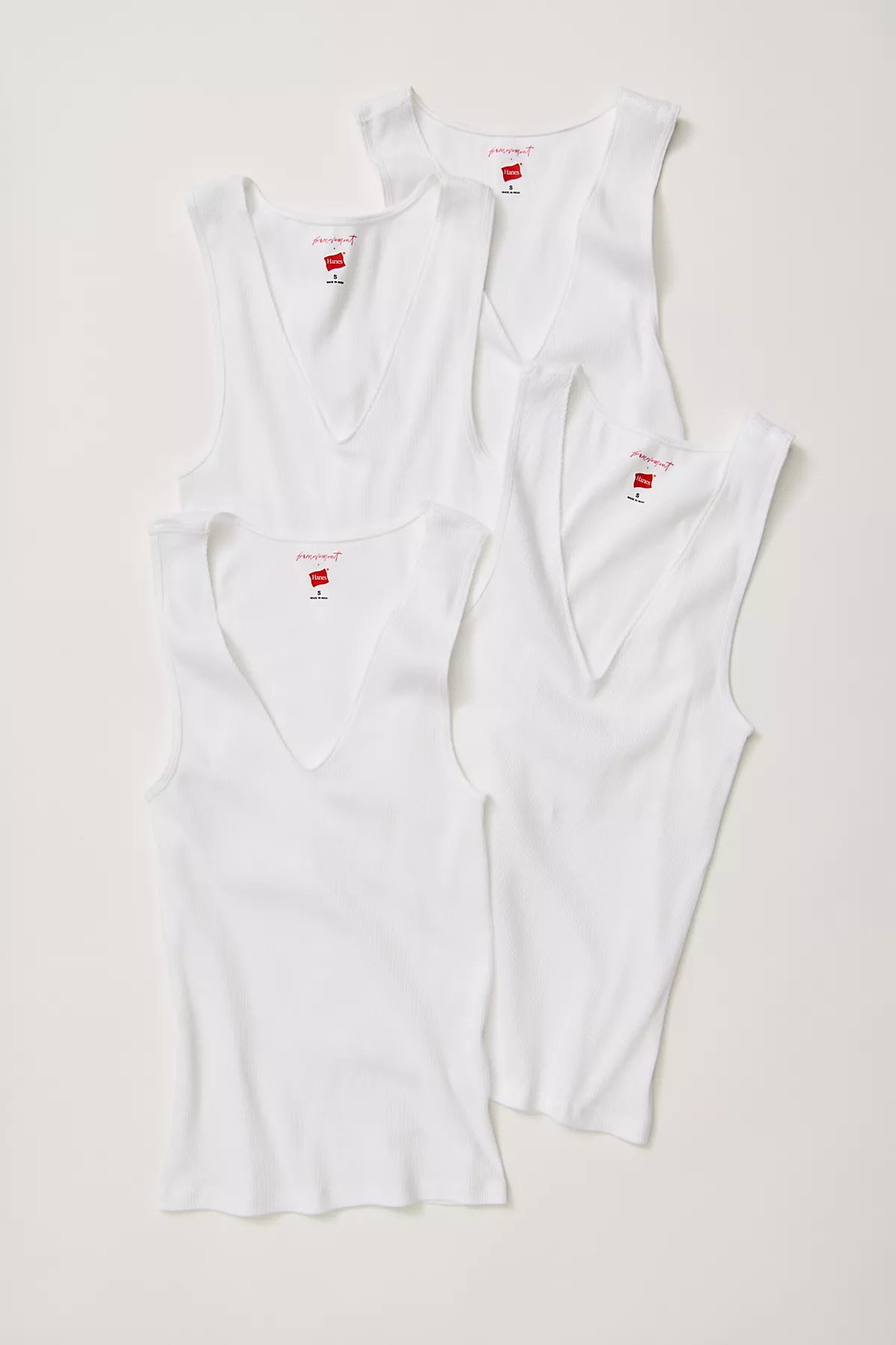 Hanes x FP Movement Ribbed Tank 4-Pack