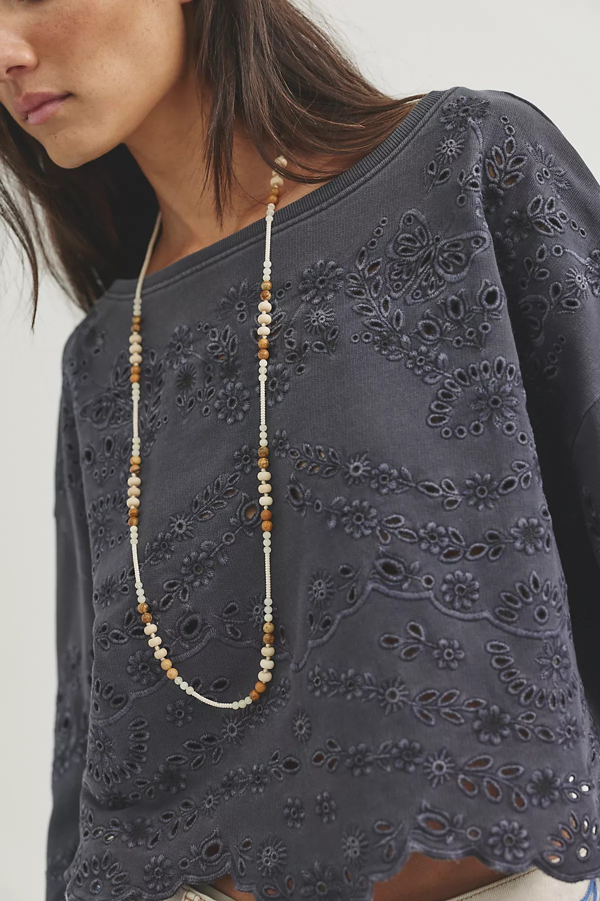Iris Embroidered Sweatshirt