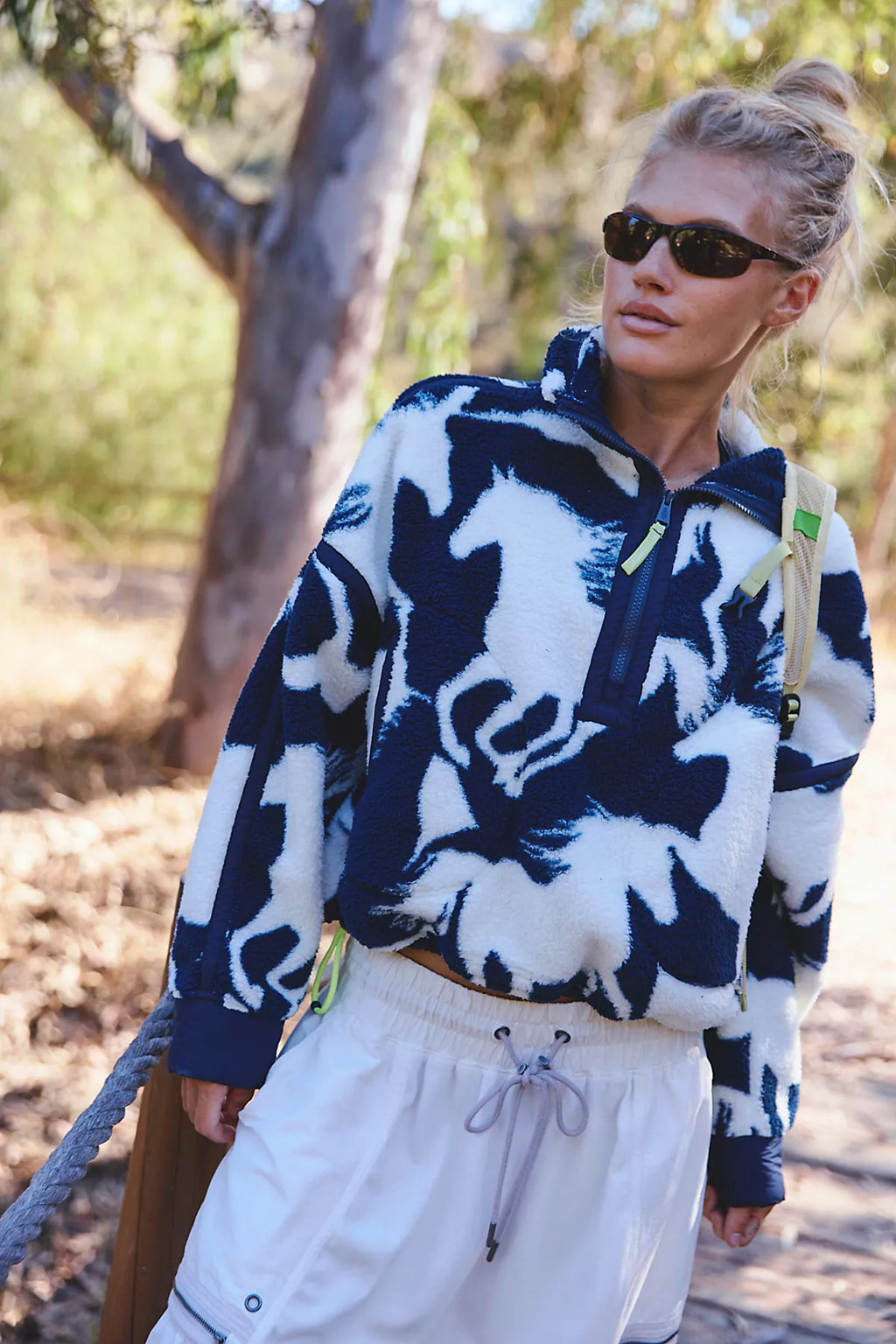 Mountain High Printed Half-Zip Fleece