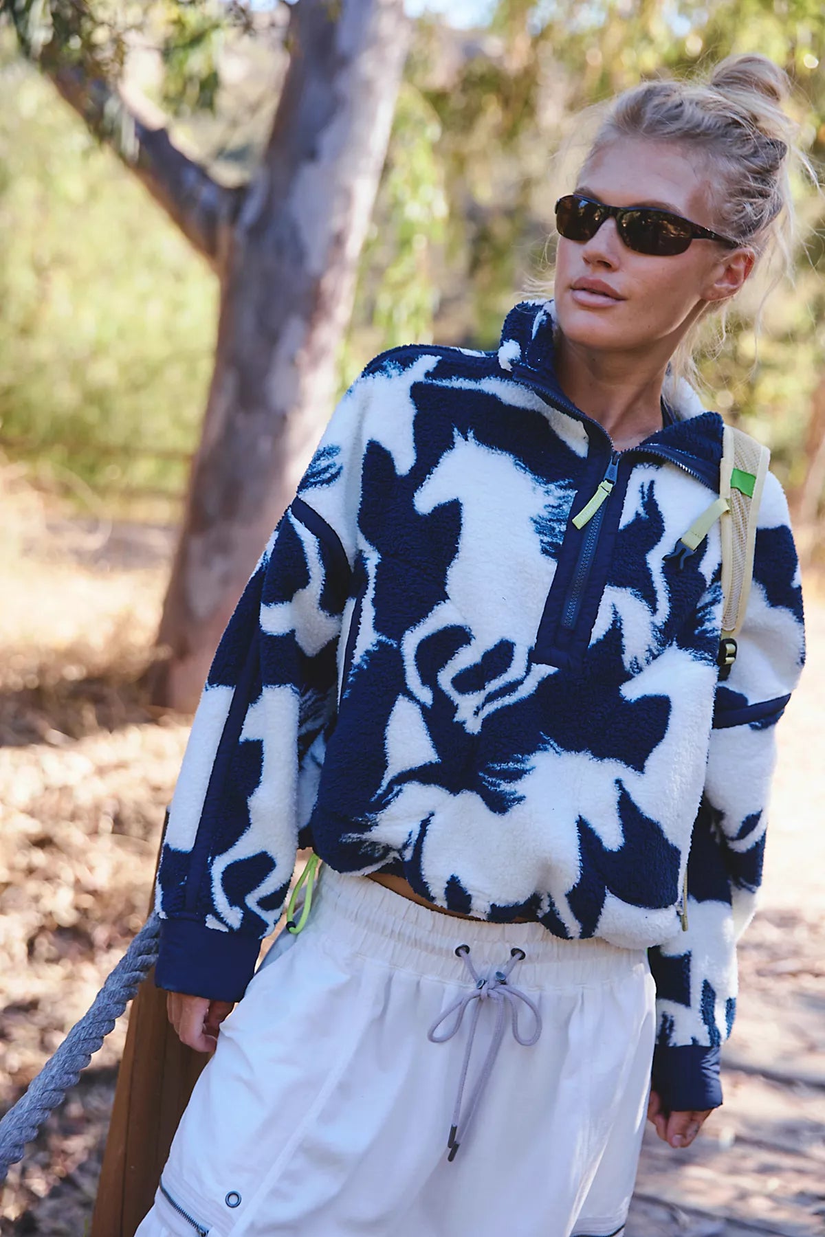 Mountain High Printed Half-Zip Fleece