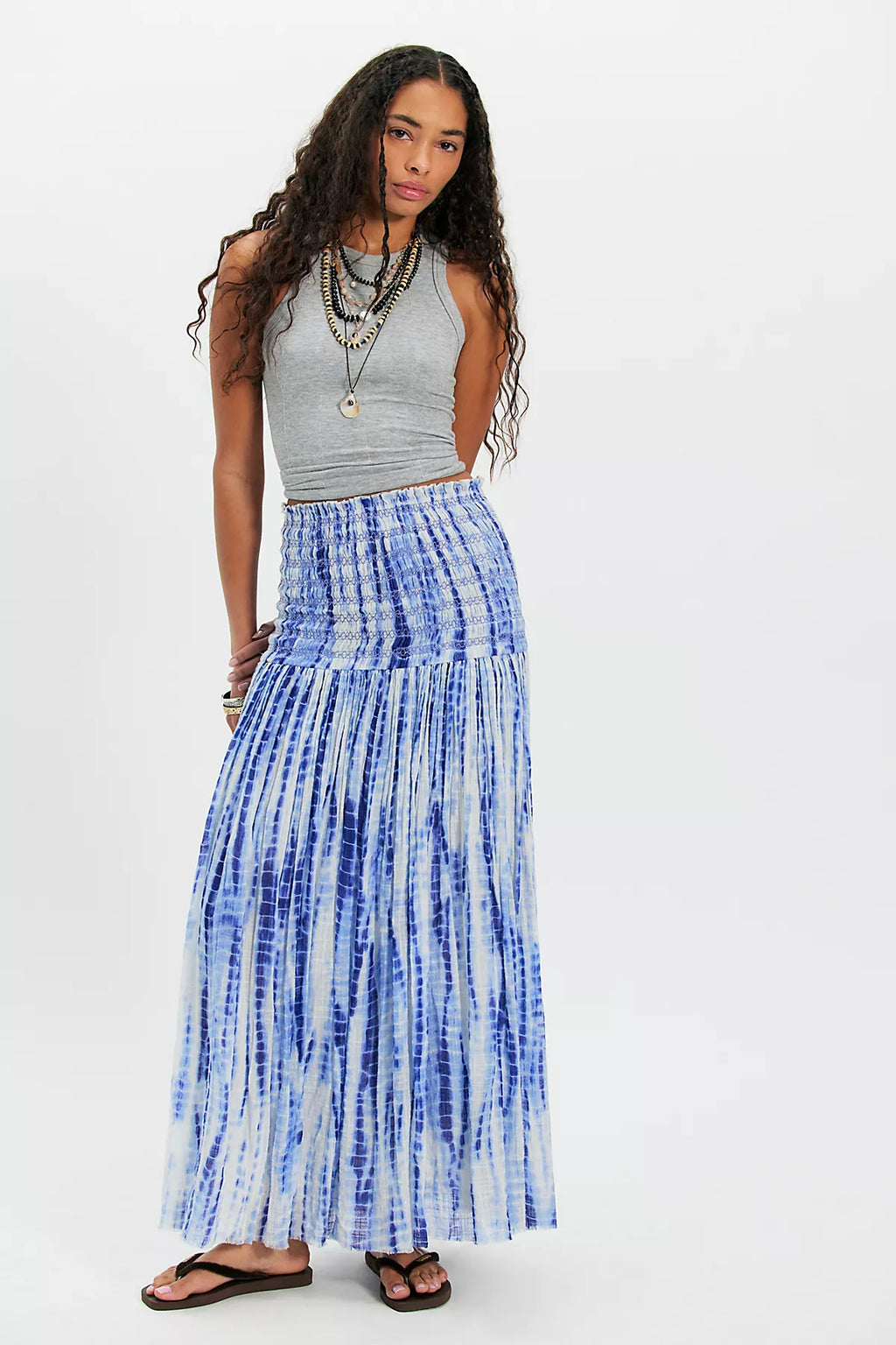 FP One Ravenna Printed Convertible Maxi Skirt