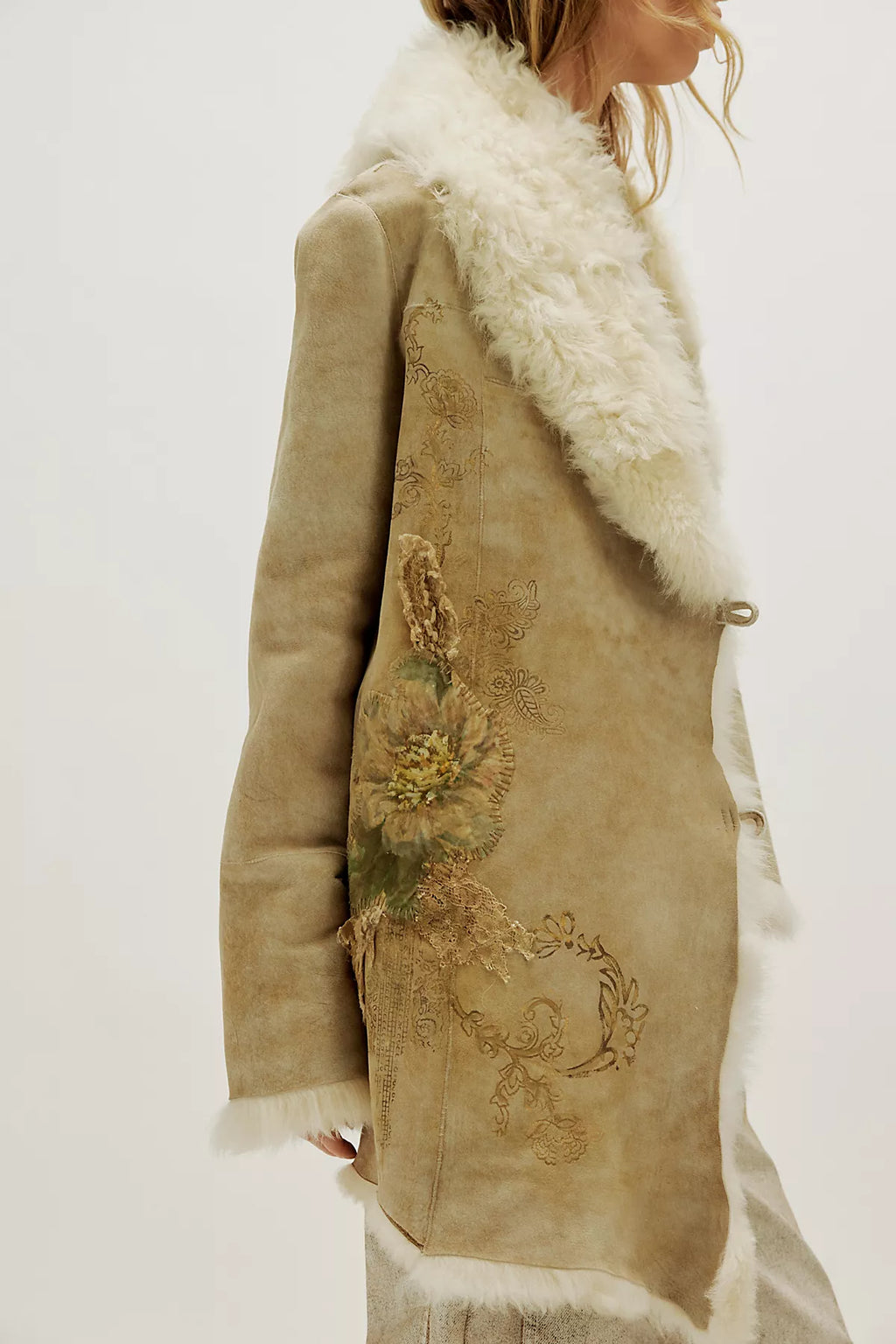 Nigel Preston Roses Painted Jacket