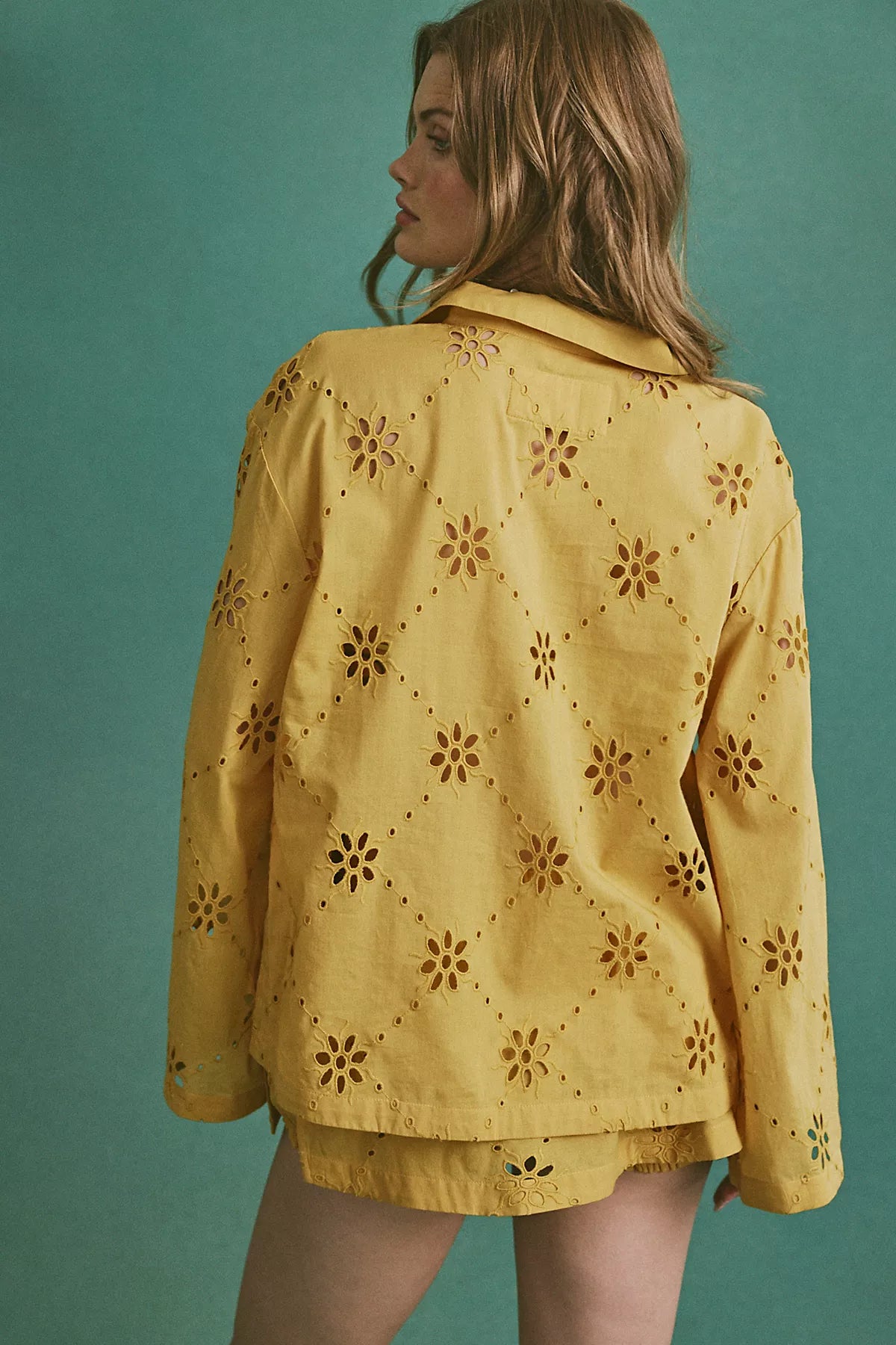 Matthew Williamson x Free People Mesquida Broderie Anglais Button Down