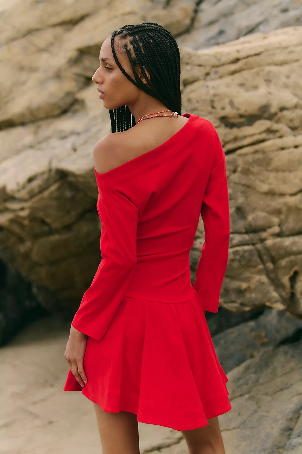 Junie Drop-Waist Mini Dress