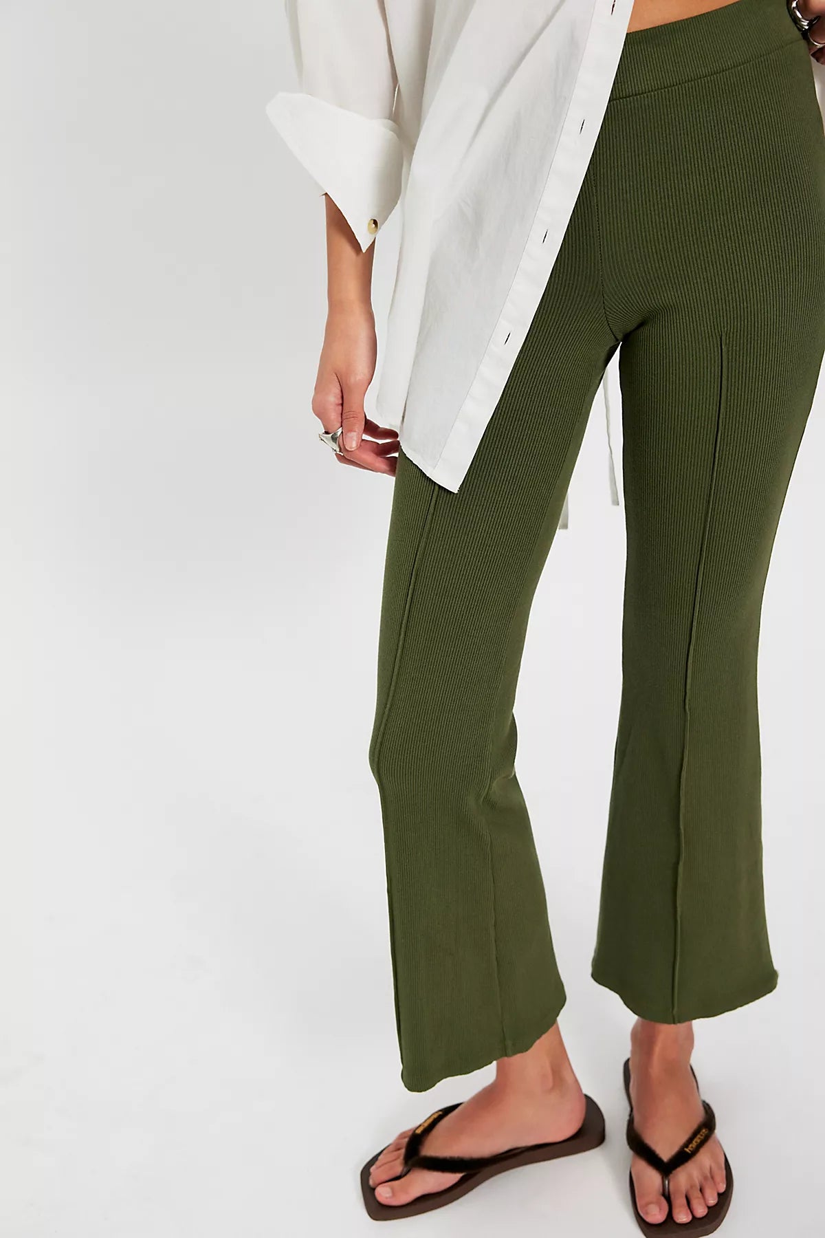 DONNI. The Rib Kick Flare Pants