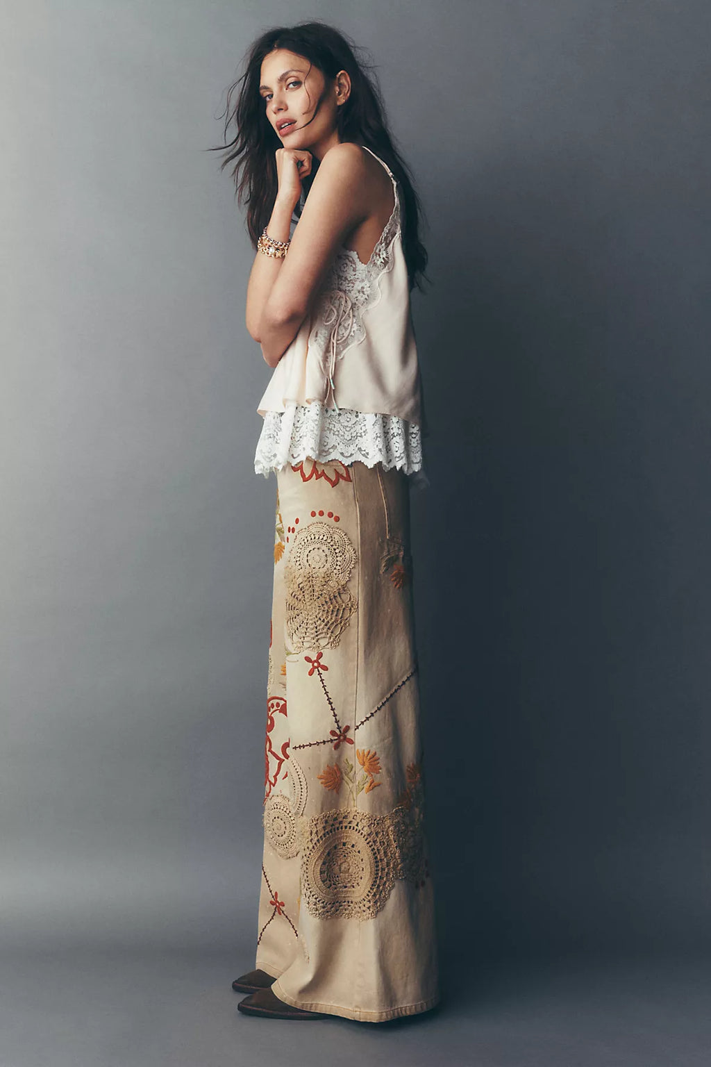 We The Free Falling Love Wide-Leg Jeans
