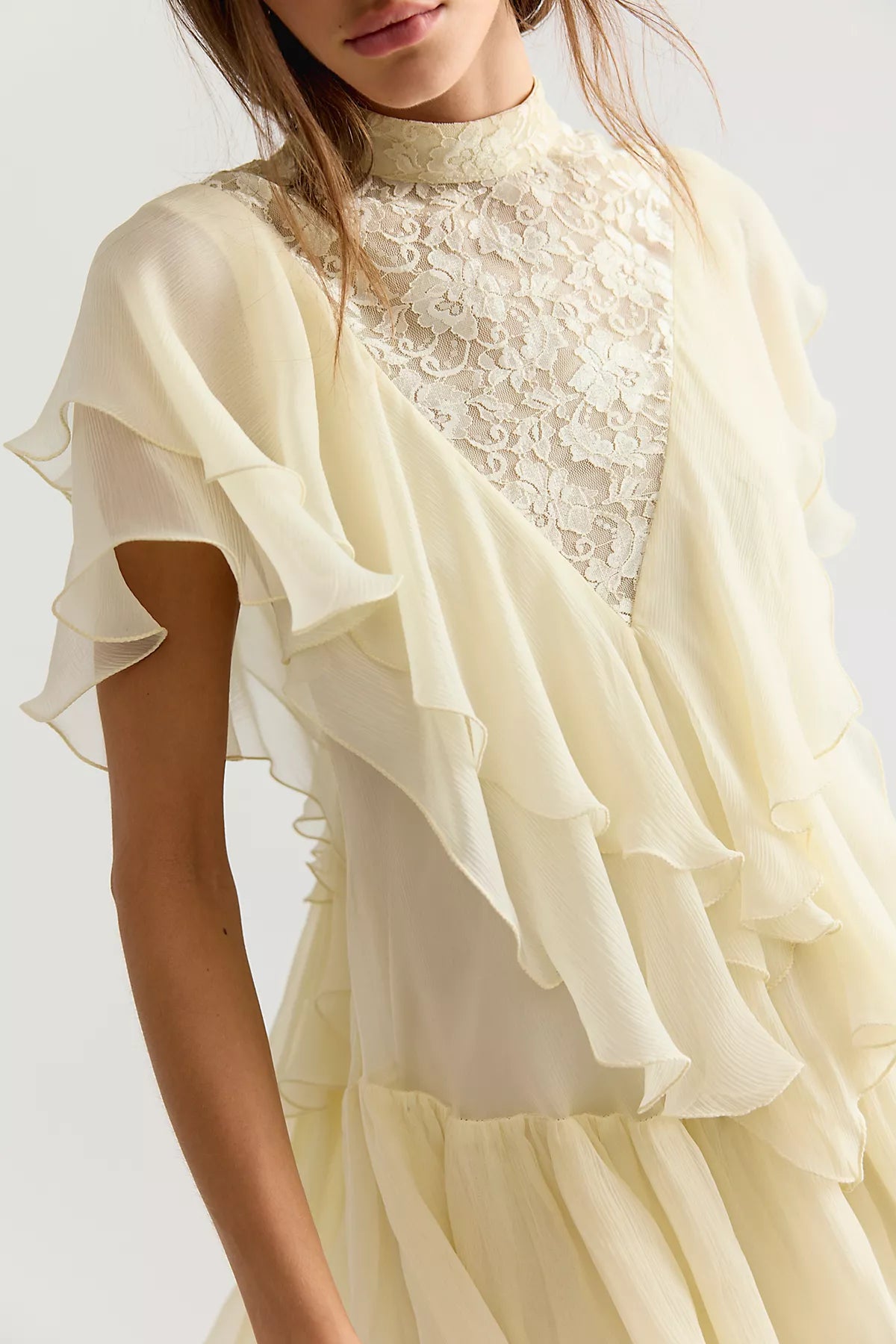 Nigel Preston Ana Lace Mini Dress