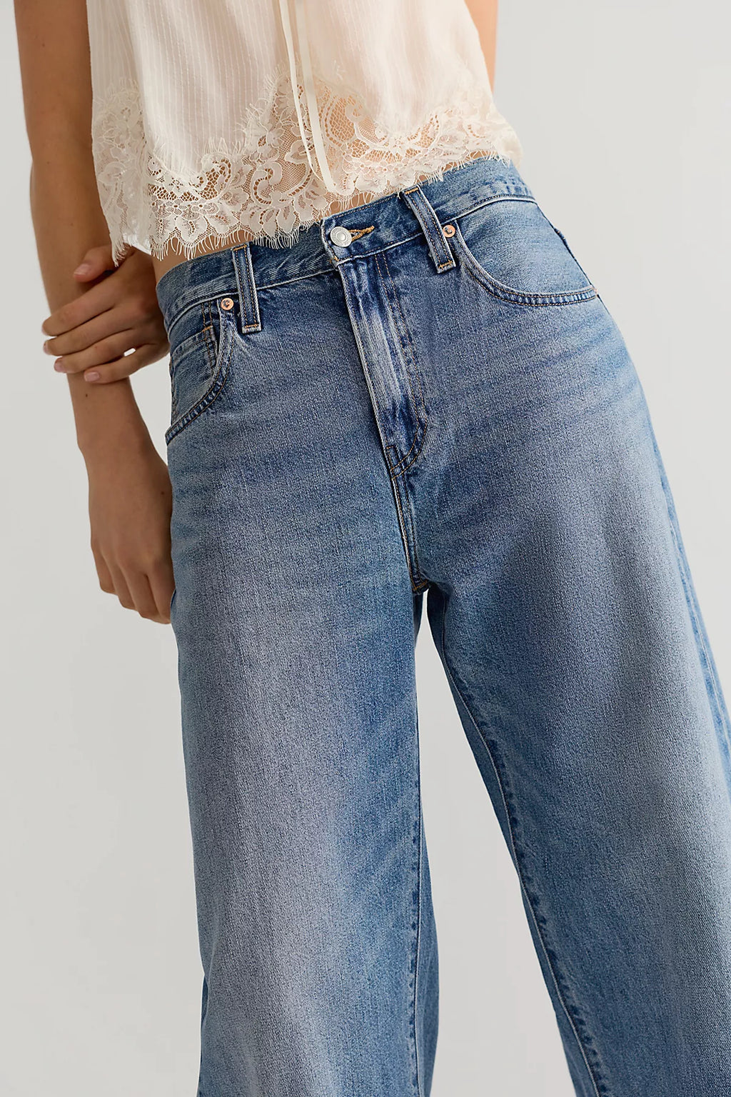 Levi's Blue Tab Drop Barrel Jeans