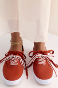 Keds Champion Canvas Varsity Stripe Lace-Up Sneakers