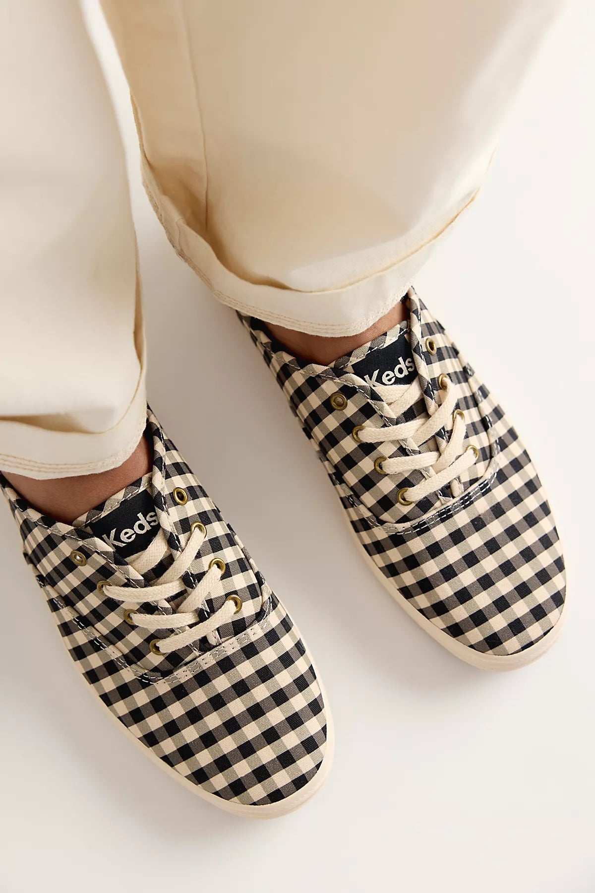 Keds Champion Buffalo Plaid Lace-Up Sneakers