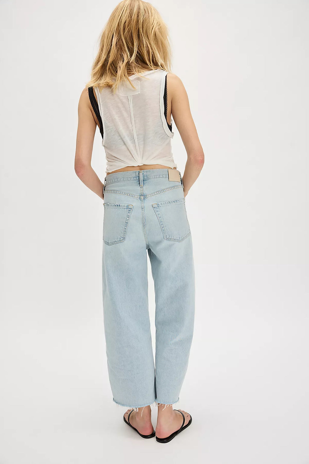 Citizens of Humanity Ayla Raw Hem Crop Jeans