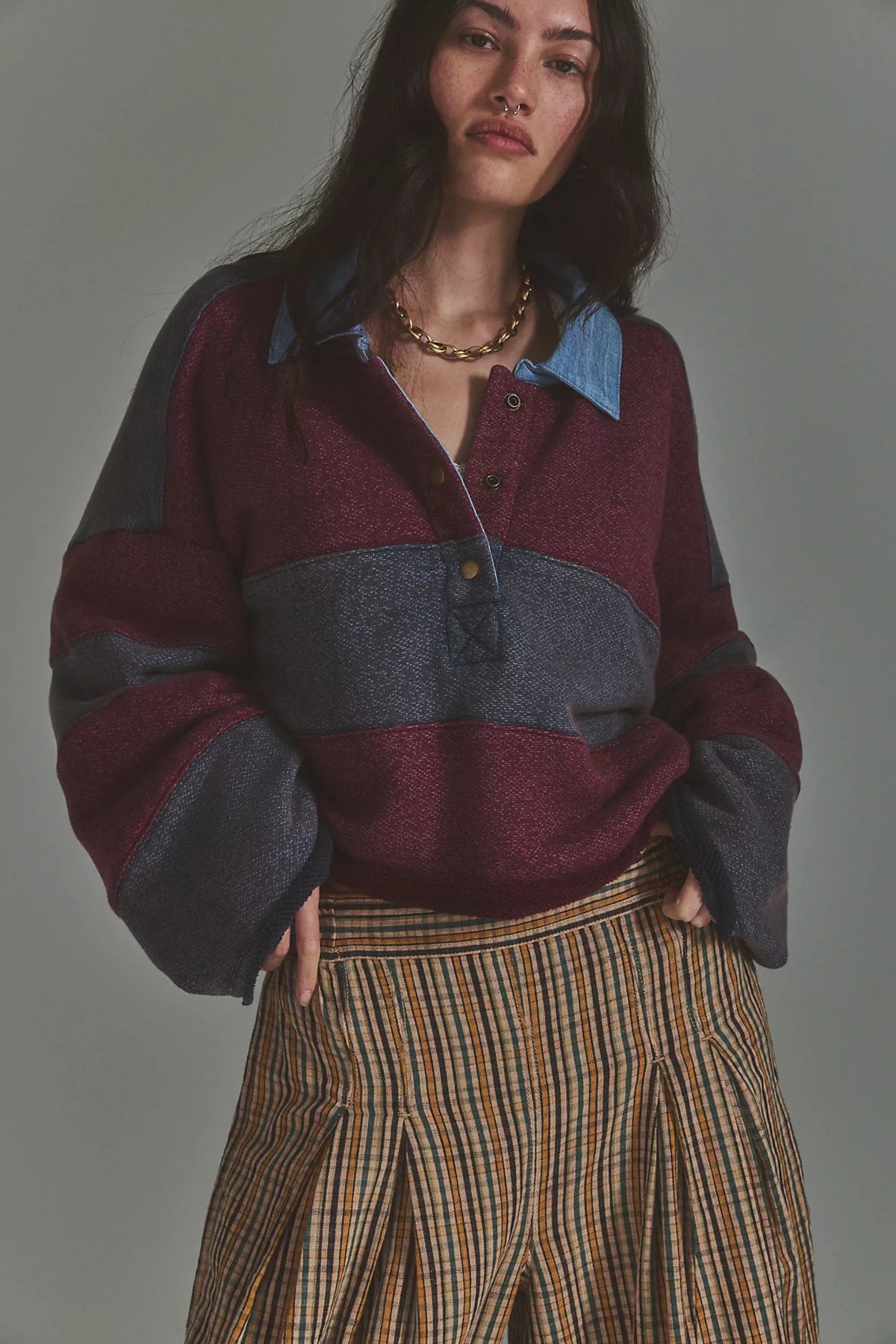 Misty Haze Crop Pull-On Pants