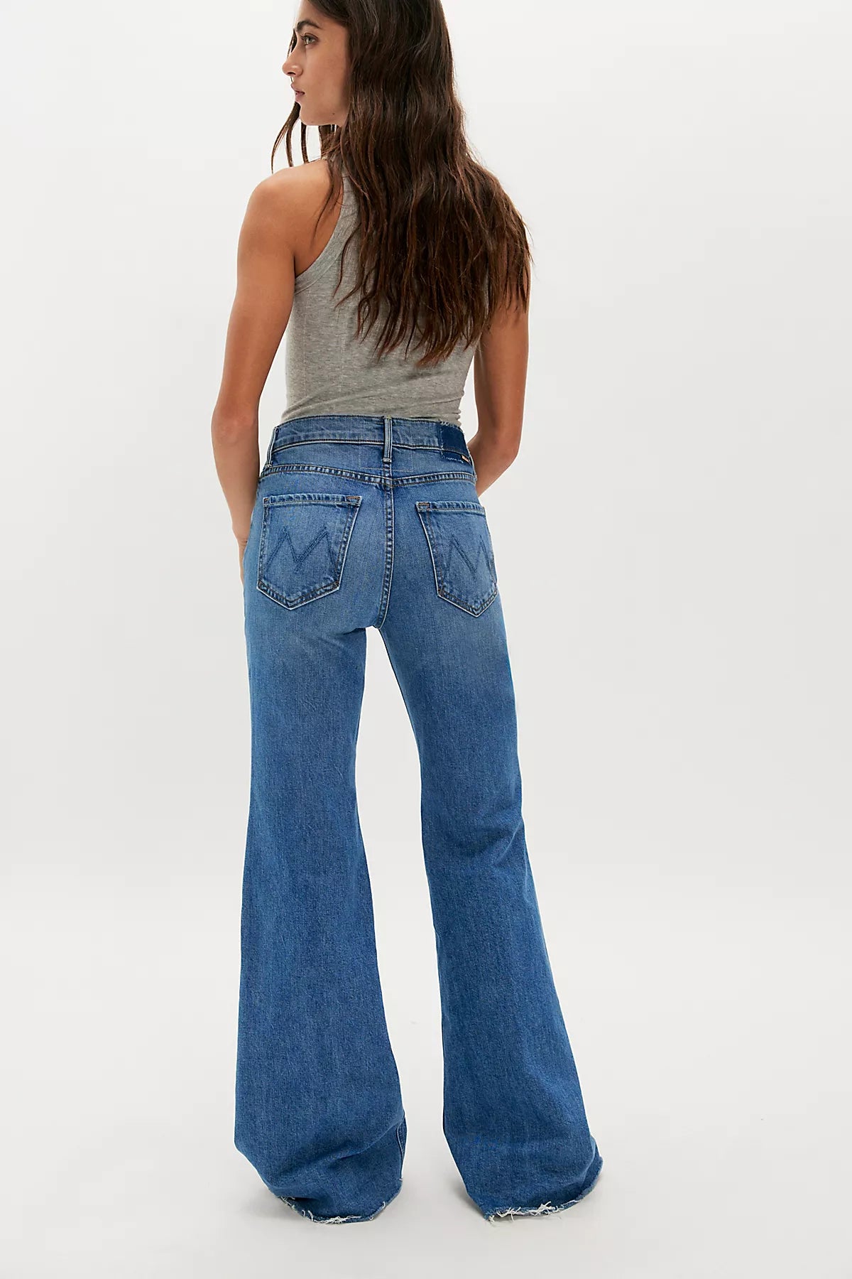 MOTHER The Doozy Fray Flare Jeans
