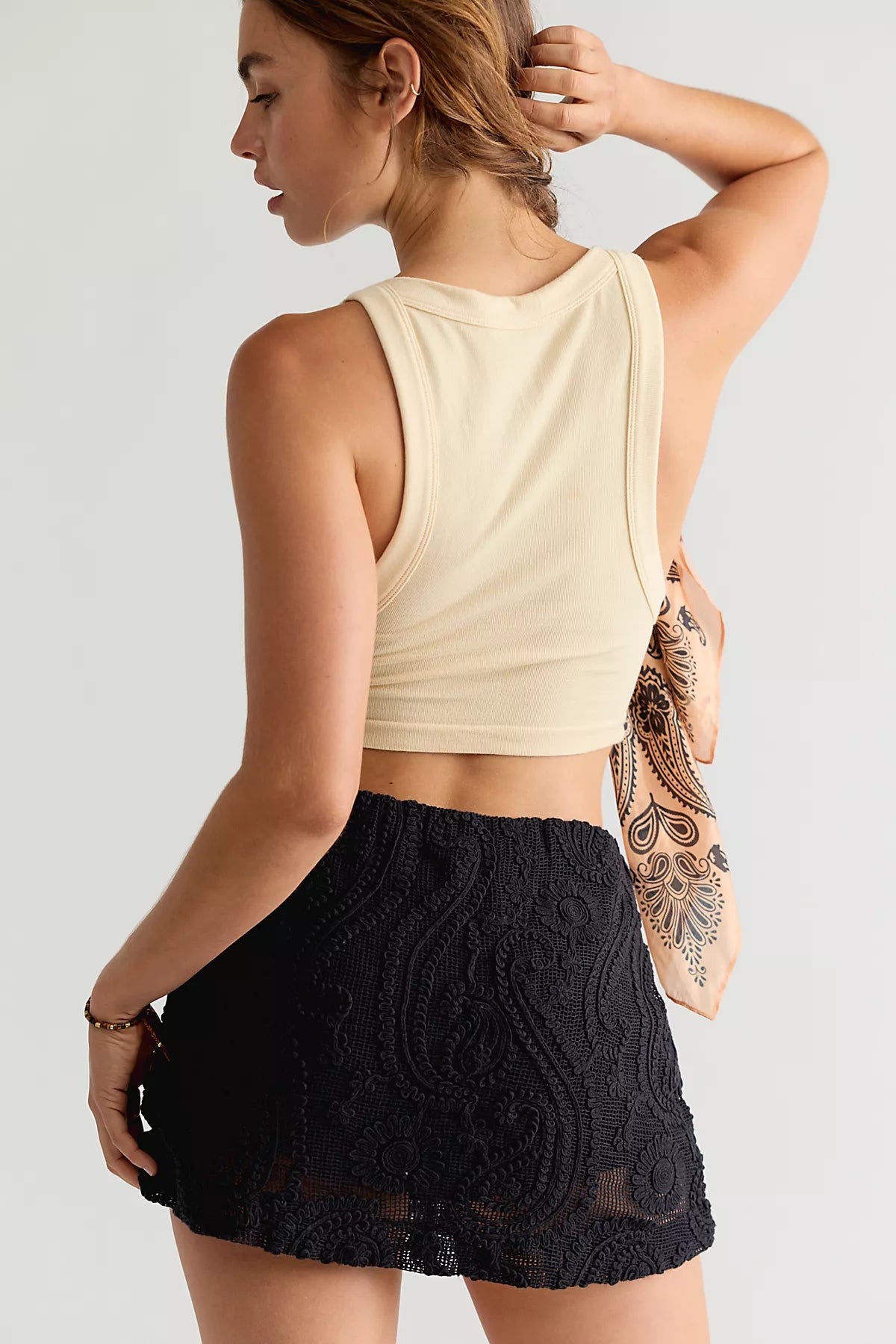 My Little Micro Mini Lace Skort