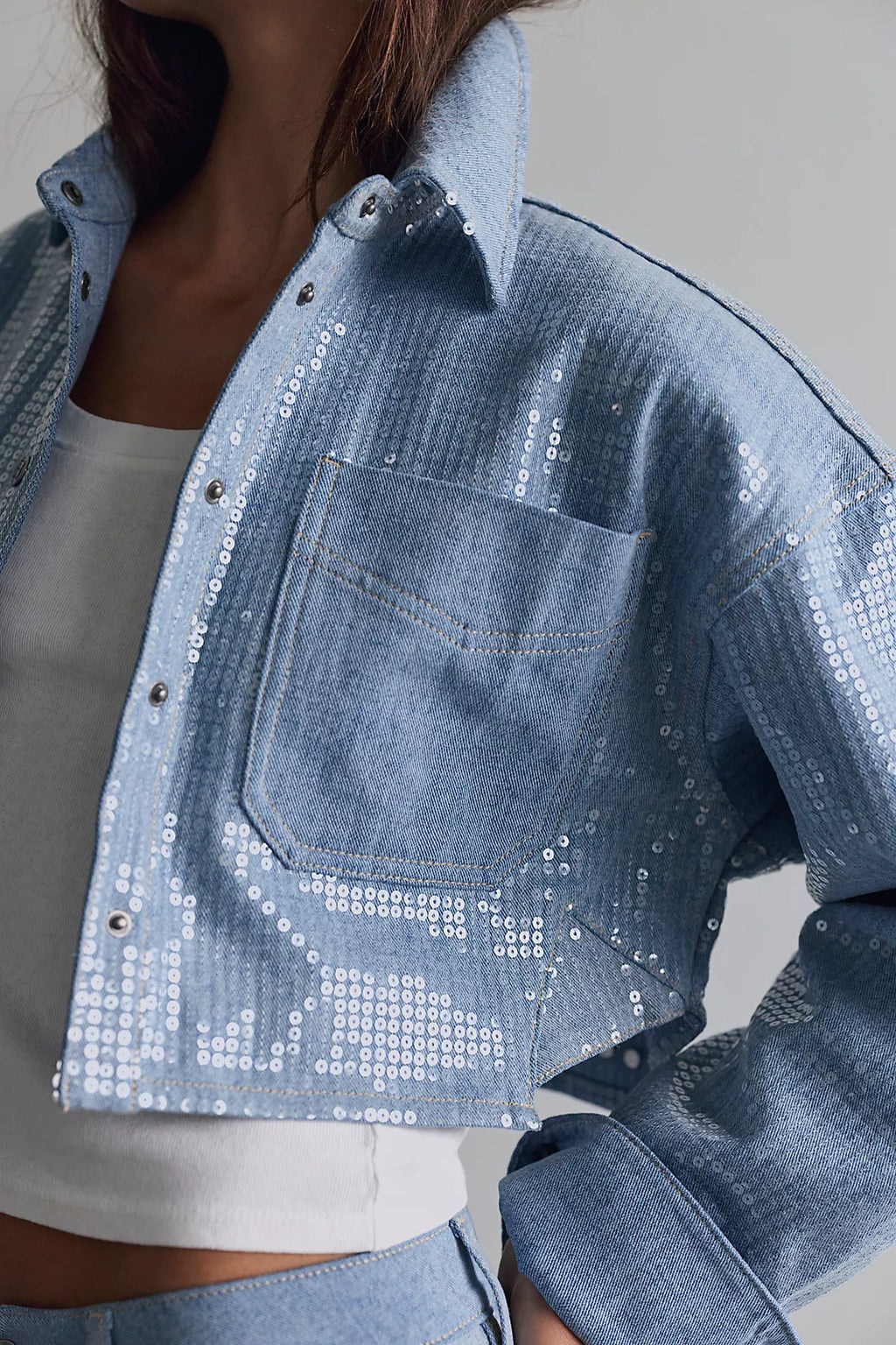 Ksubi Balter Sequin Button Down Shirt