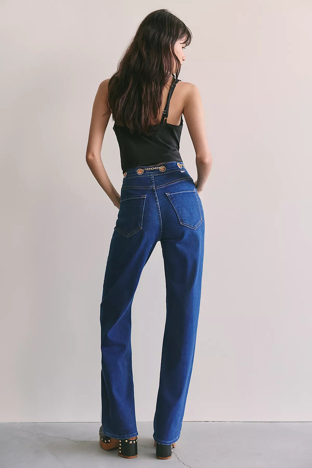 MOTHER The Off The Chain High-Waisted Tunnel Vision Sneak Jeans
