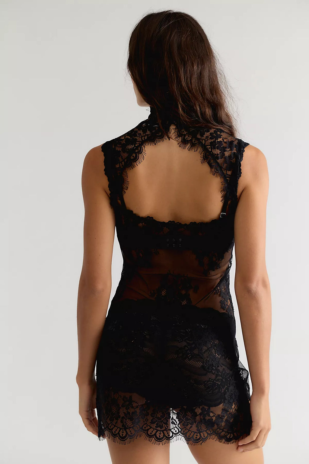 One More Time Mini Slip Dress