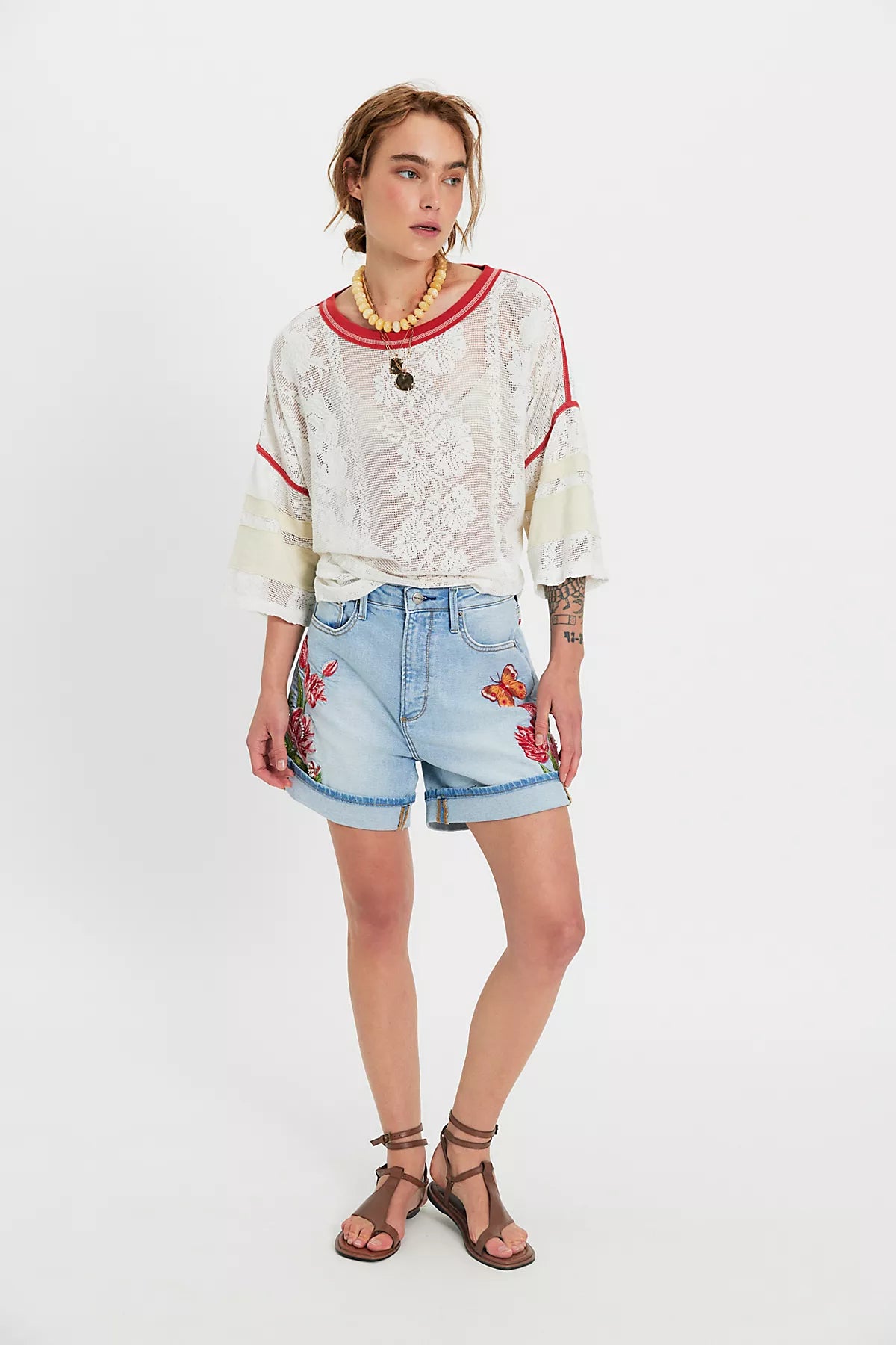 Driftwood Aria Beaded Shorts