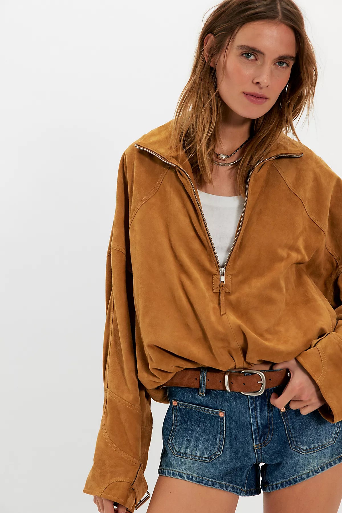 OneTeaspoon Retro Dukes Low-Waist Mini Shorts