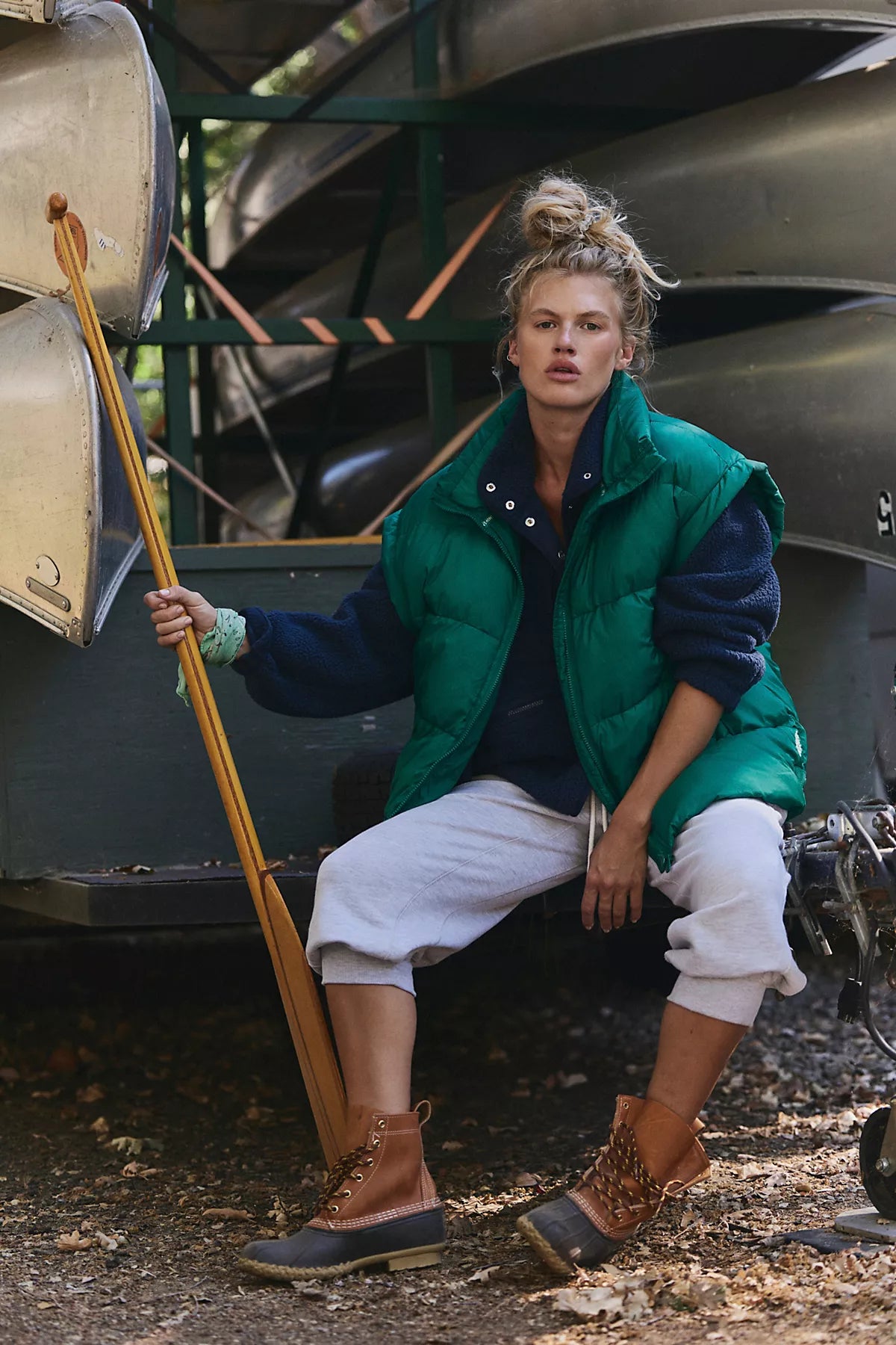 In A Bubble Puffer Vest