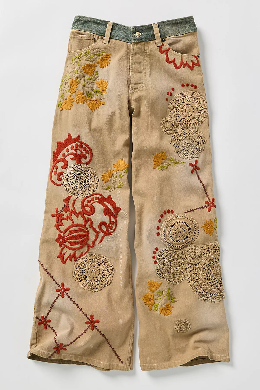 We The Free Falling Love Wide-Leg Jeans
