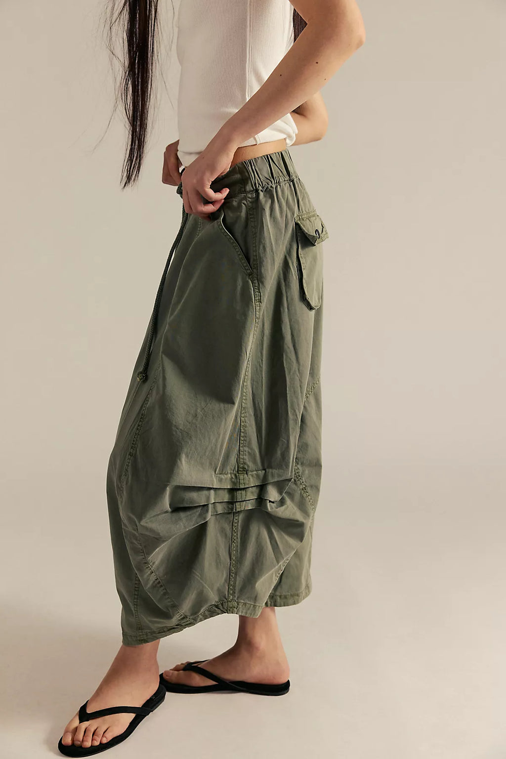 Willow Poplin Maxi Skirt