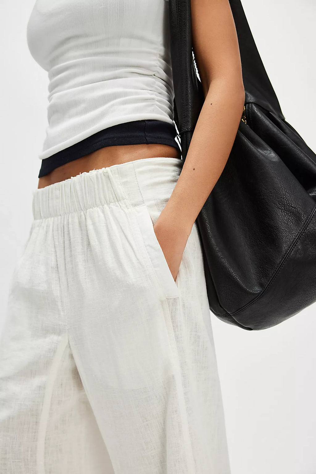 Day's End Linen Pull-On Pants