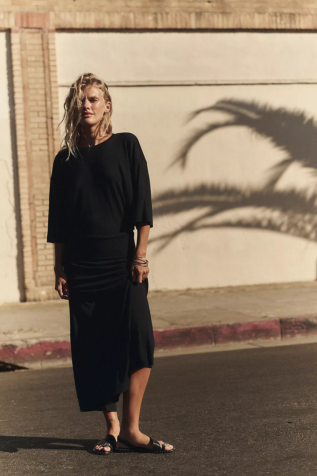 Good Feels Maple Midi Dress