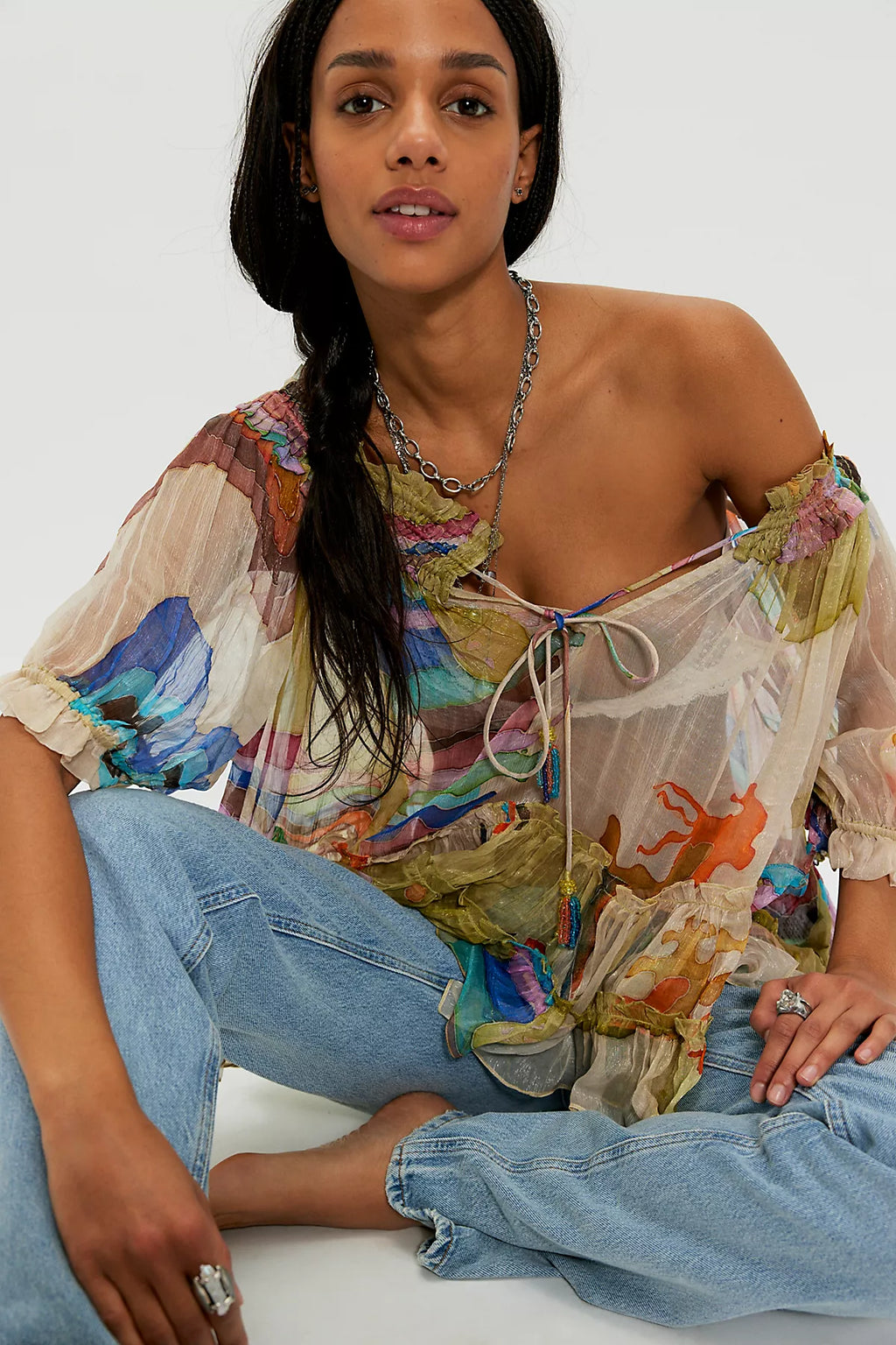 Mes Demoiselles Malba Short Sleeve Blouse