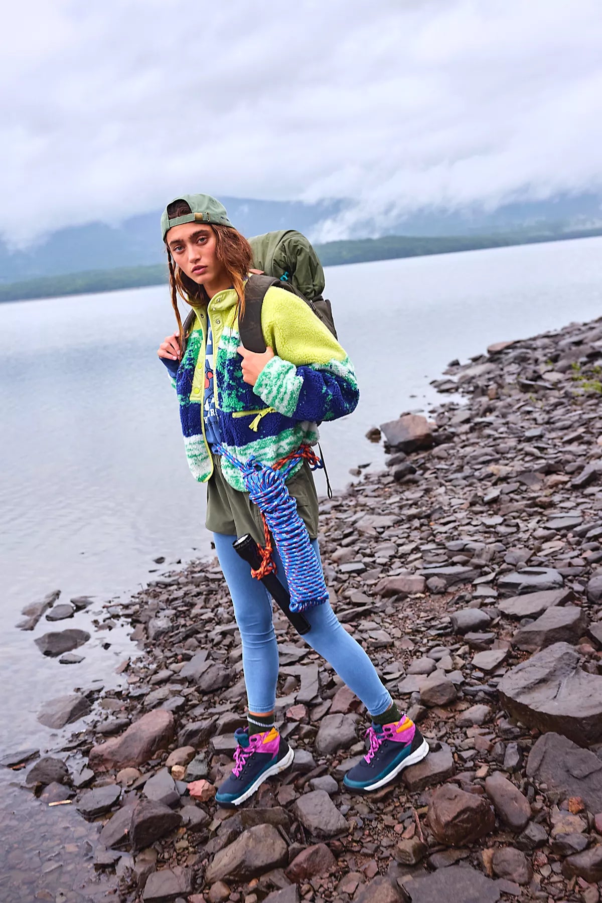 Hit The Slopes Printed Fleece Jacket