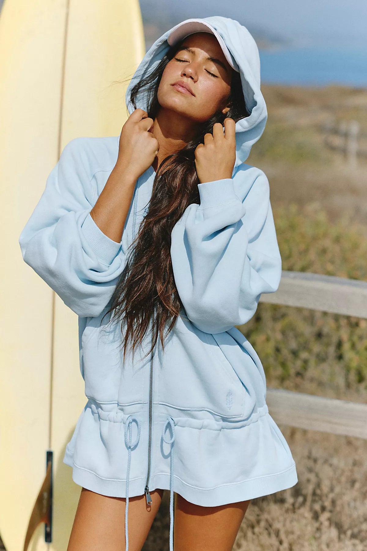 In A Cinch Zip-Up Hoodie