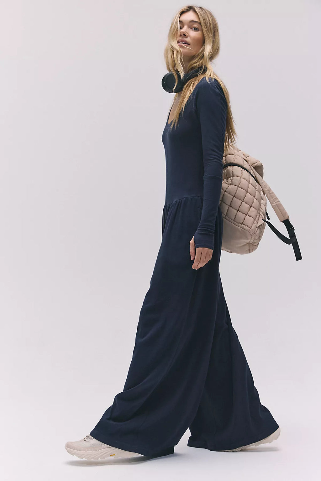 Hot Shot Wide-Leg Onesie