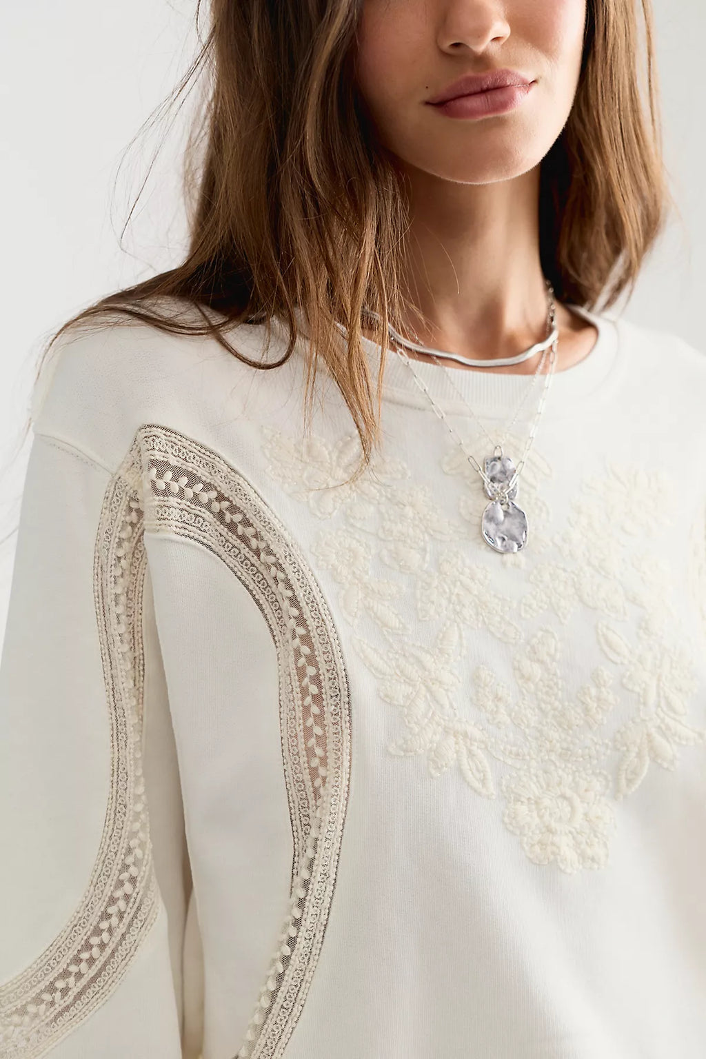 Love Lace Sweatshirt