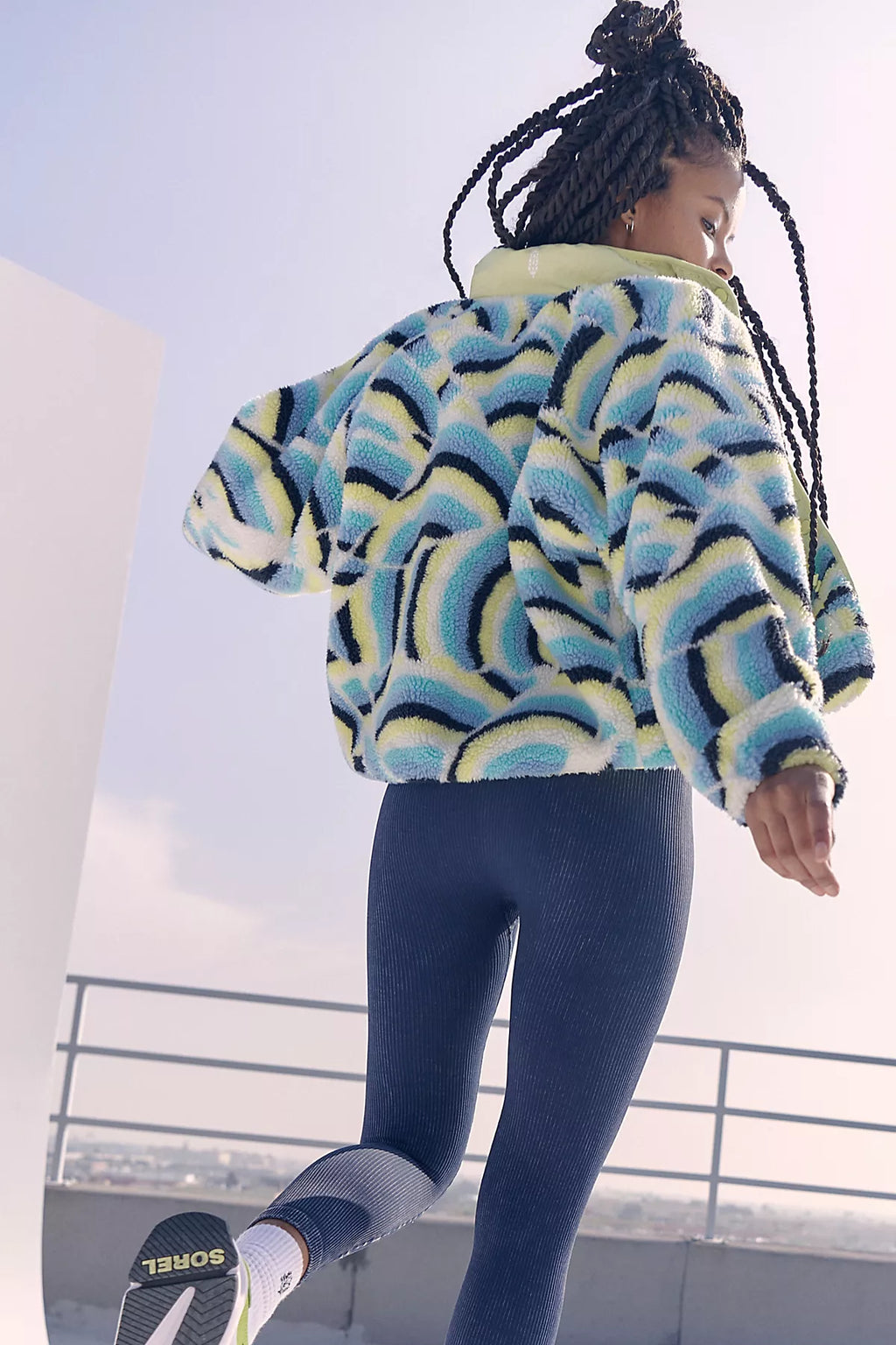 Hit The Slopes Printed Fleece Jacket
