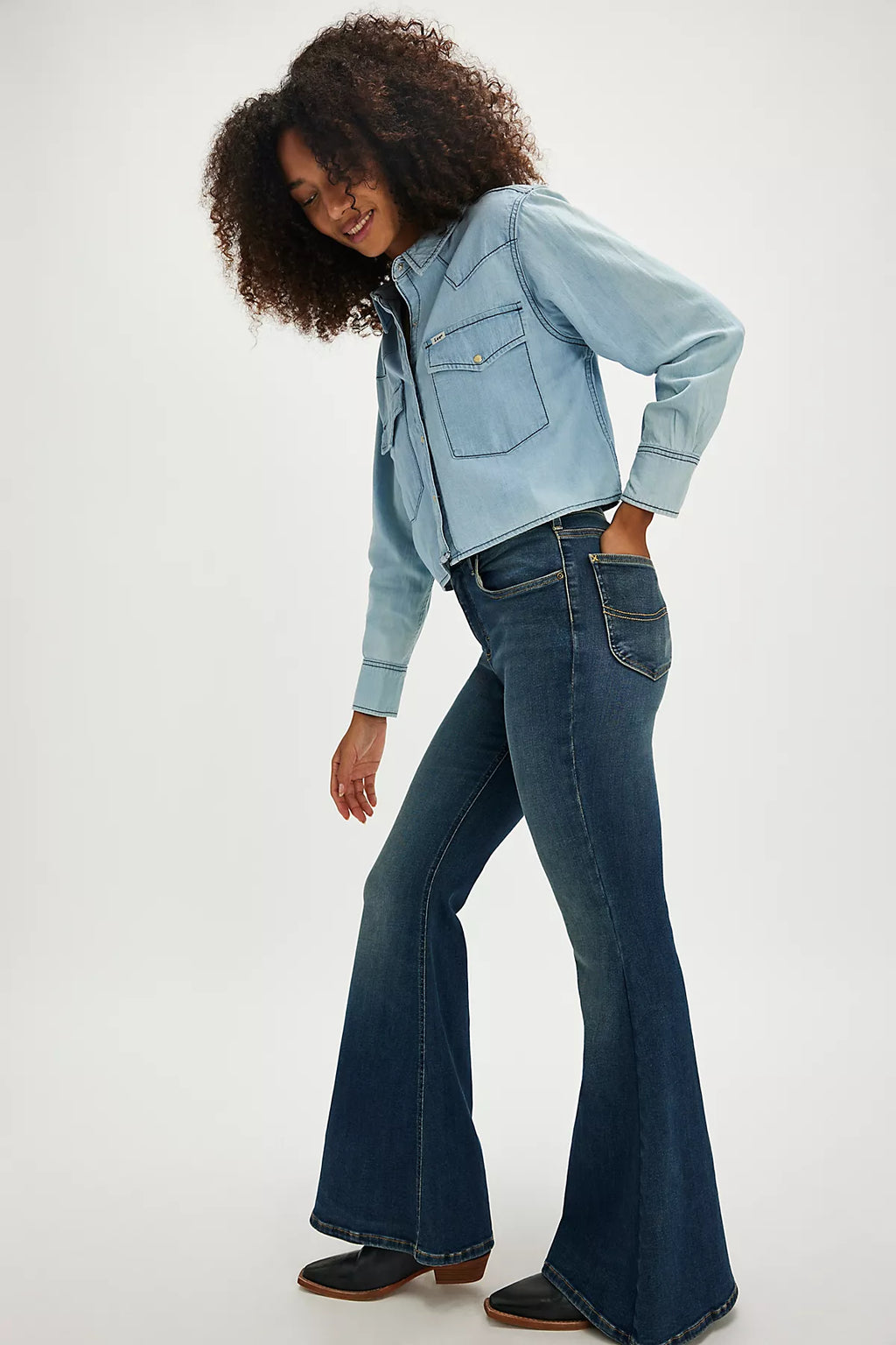 Lee High-Rise Ever Fit Flare Jeans