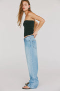 OneTeaspoon Raw Waist Baxter's Wide-Leg Jeans