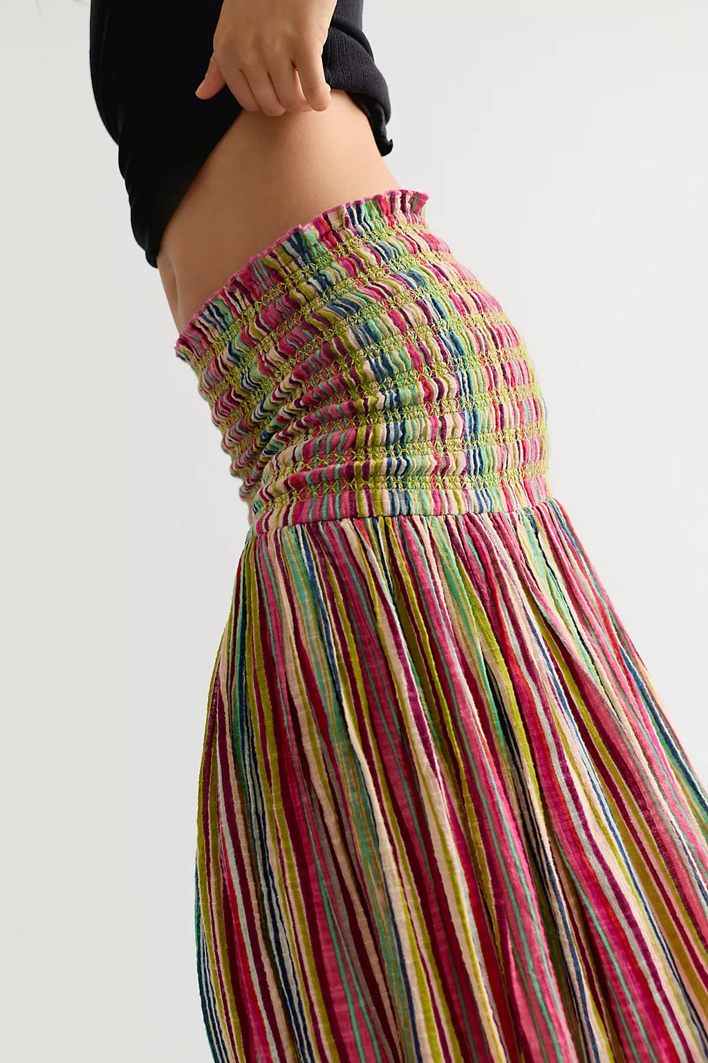 FP One Ravenna Printed Convertible Maxi Skirt