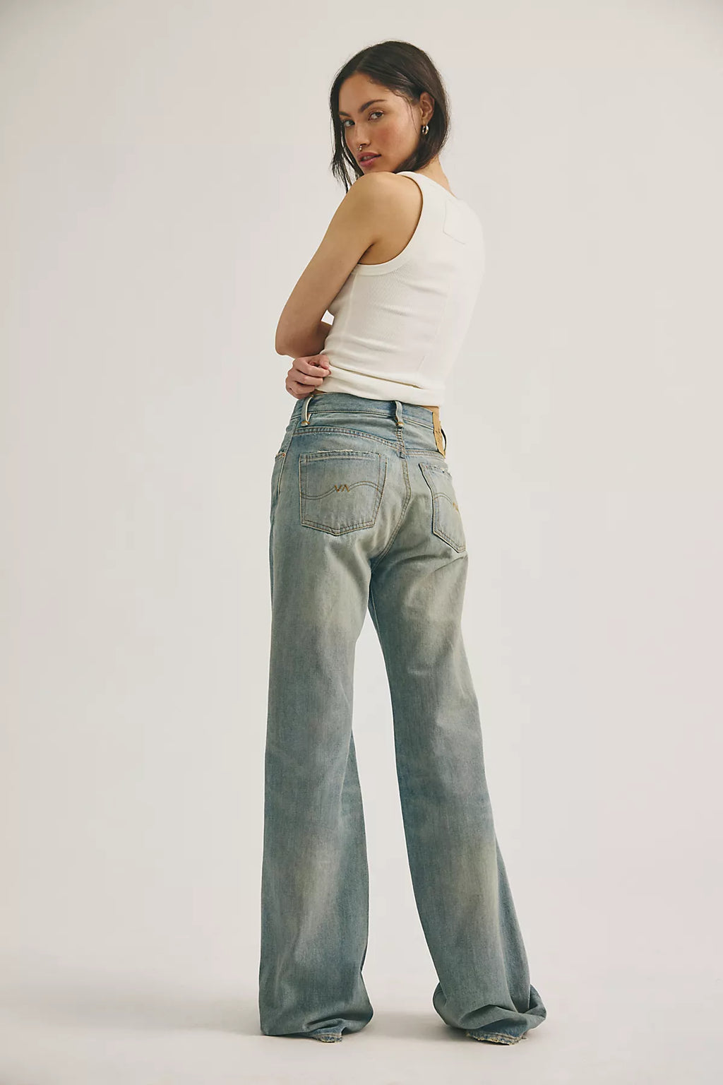 Denimist Dena Mid-Rise Flare Jeans