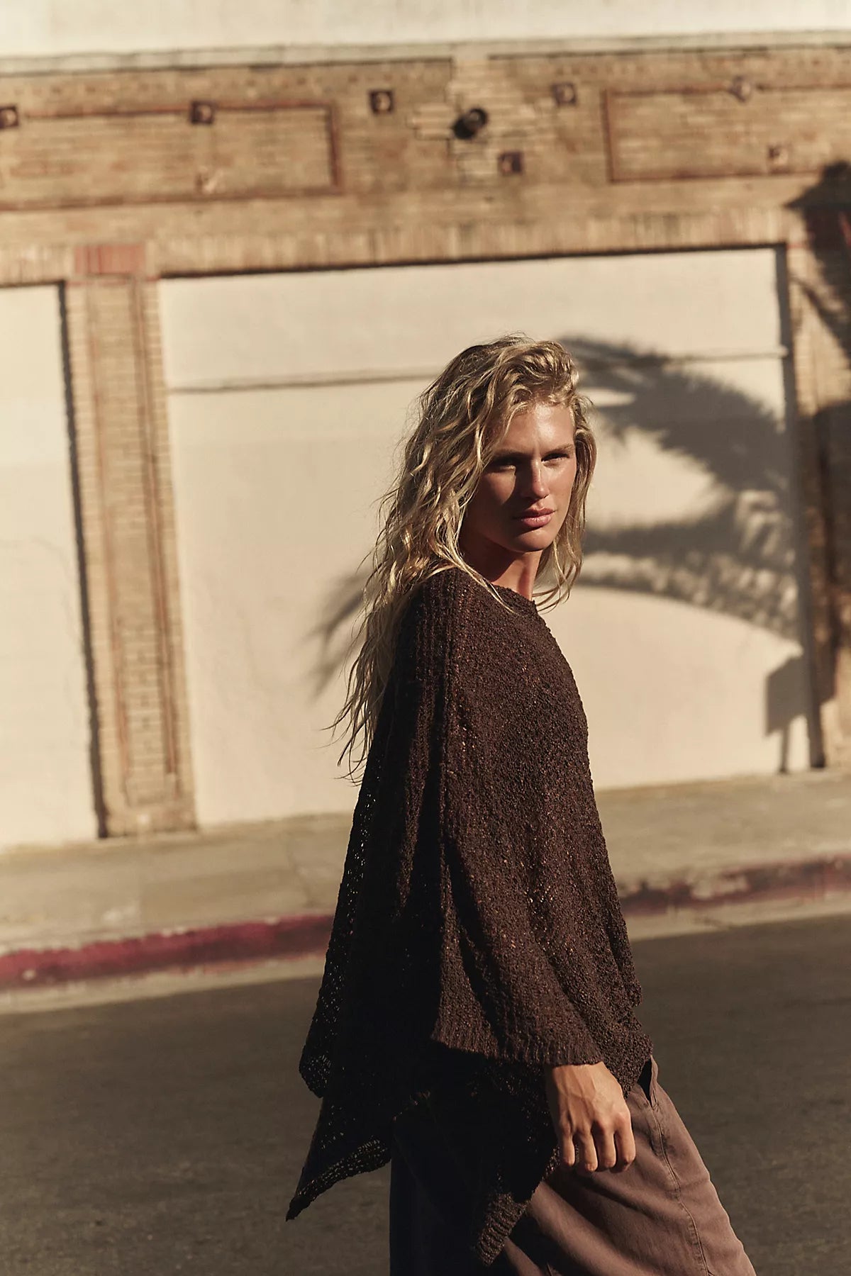 Jade Knit Poncho