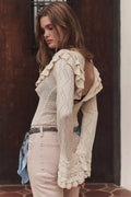 Doily Pop Sweater Bodysuit
