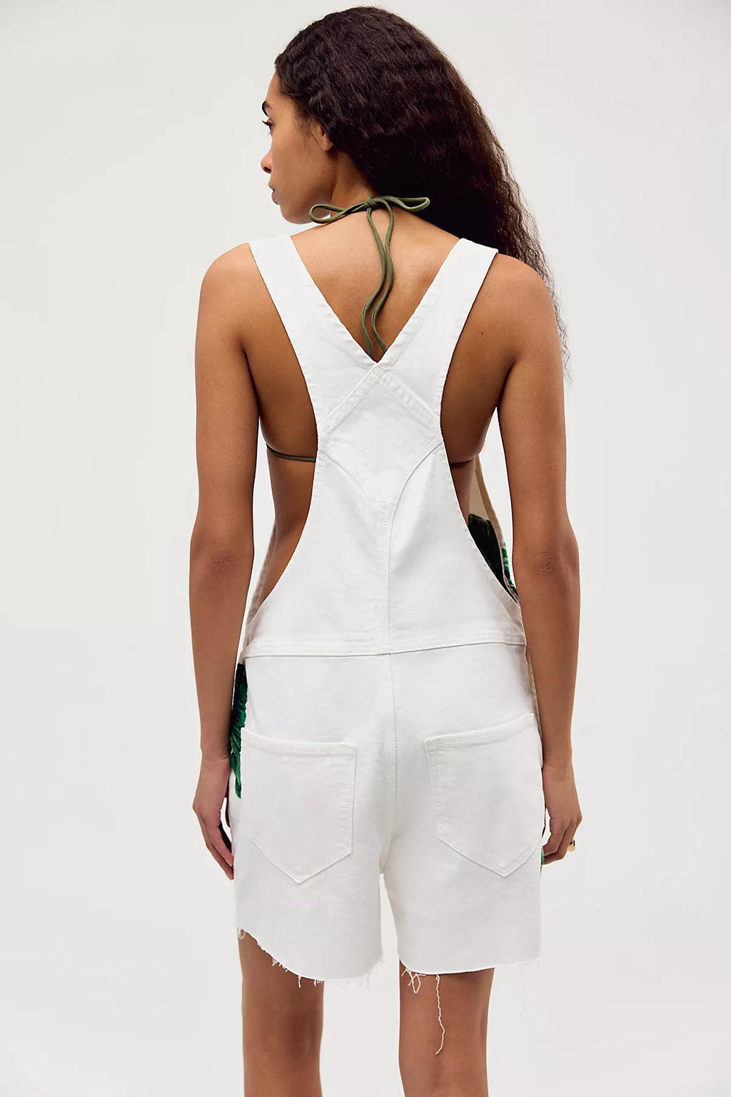 Driftwood Embroidered Shortalls