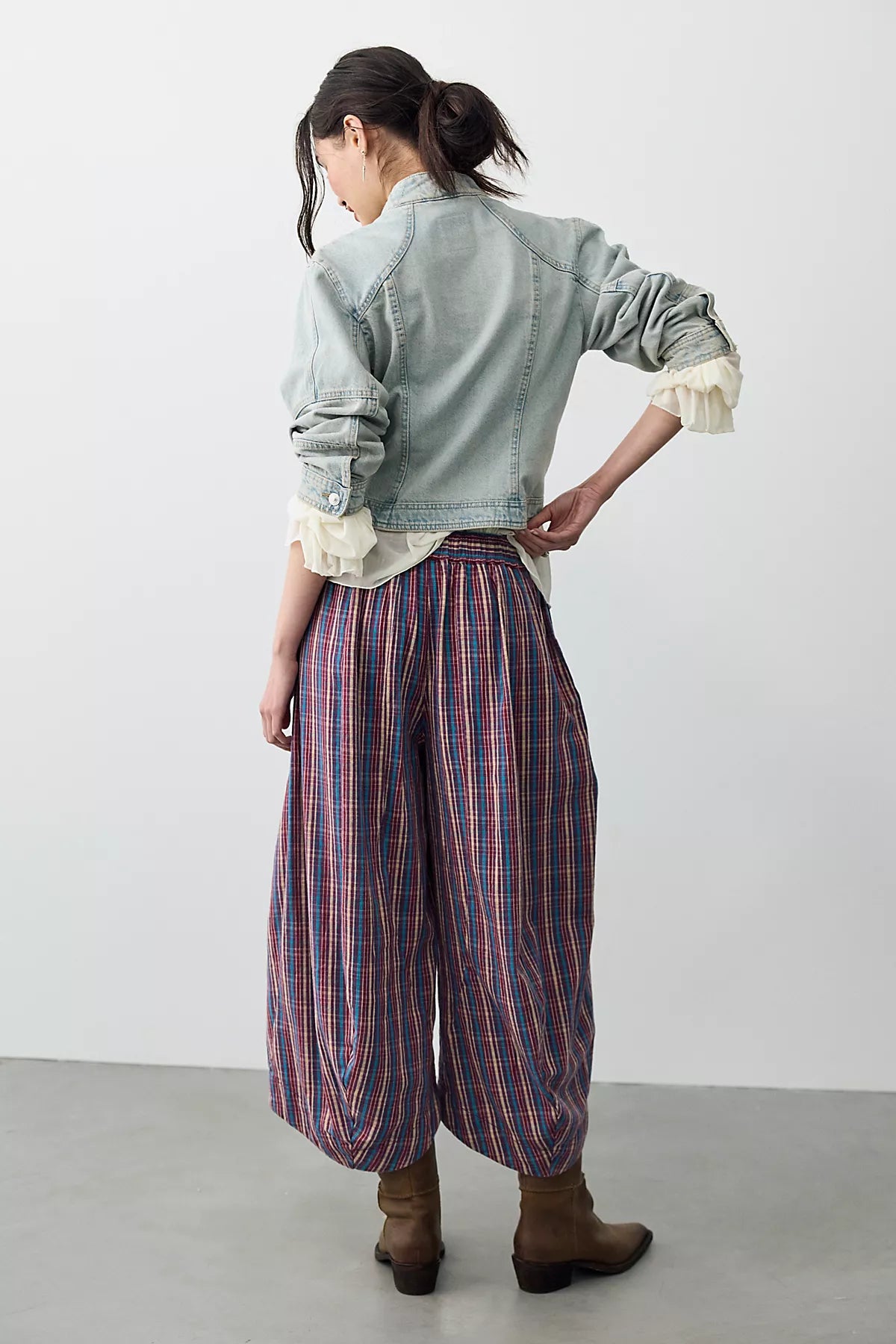 Misty Haze Crop Pull-On Pants