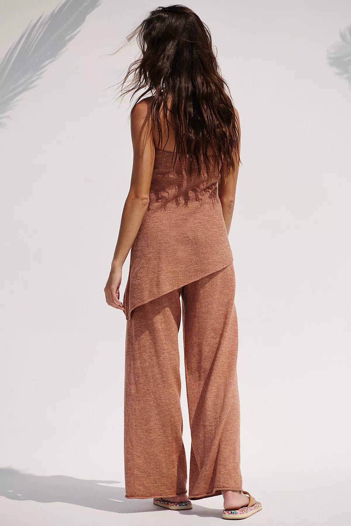 Krista Cotton-Linen Sweater Set