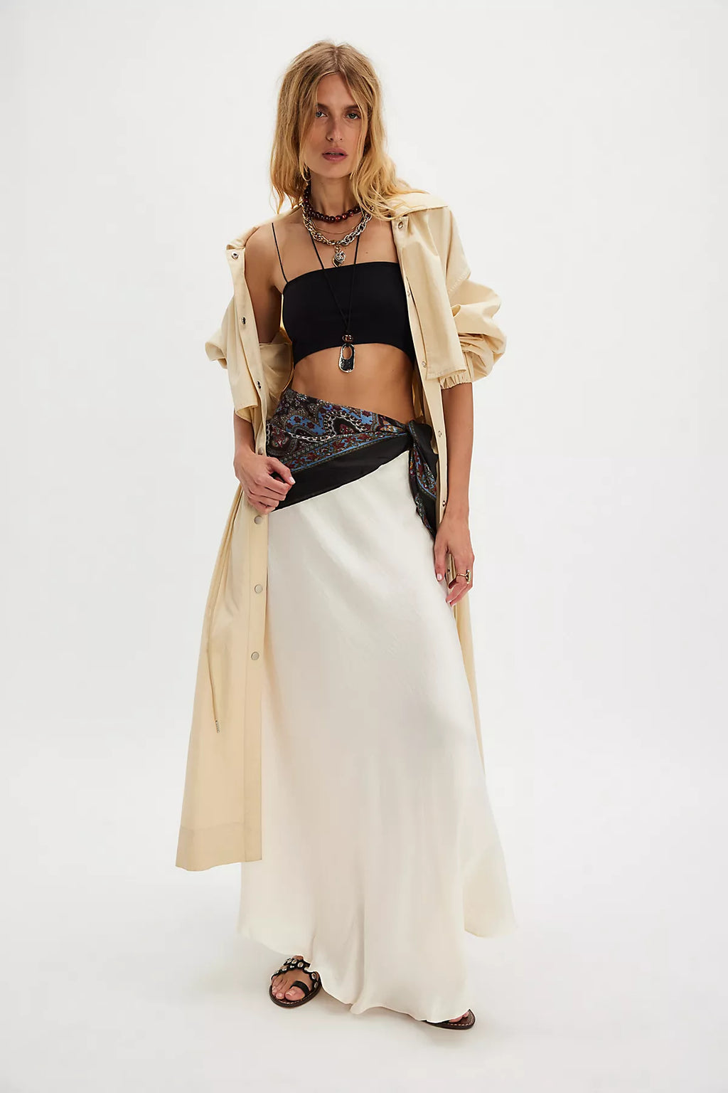 Make You Mine Maxi Slip Skirt